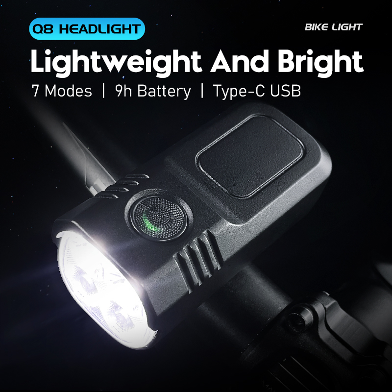 Rechargeable Bicycle Headlight 1000 Lumen - CYCLAMI Fietskoplamp 1000 Lumen 2000 mAh