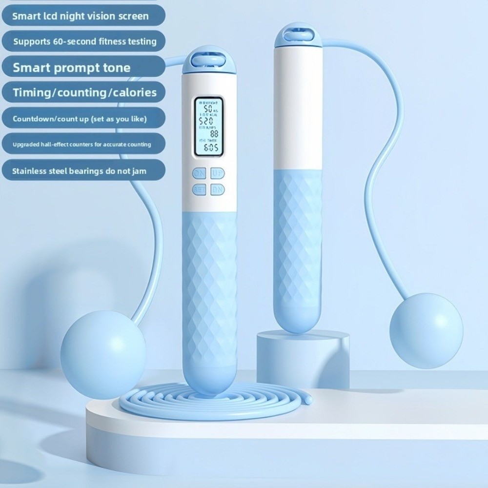 Draadloos springtouw met telle - Smart Jump Rope Digital Counter recensie en prijs